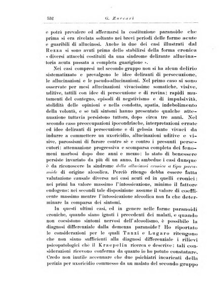 Note e riviste di psichiatria Manicomio provinciale di Pesaro