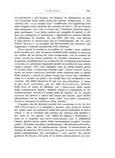 Note e riviste di psichiatria Manicomio provinciale di Pesaro