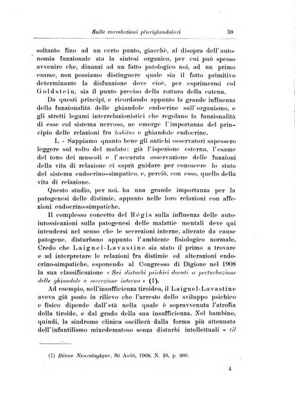 Note e riviste di psichiatria Manicomio provinciale di Pesaro