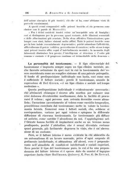 Note e riviste di psichiatria Manicomio provinciale di Pesaro