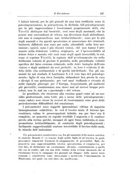 Note e riviste di psichiatria Manicomio provinciale di Pesaro