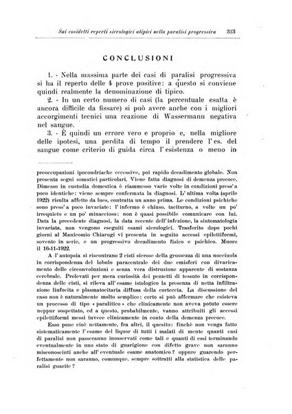 Note e riviste di psichiatria Manicomio provinciale di Pesaro