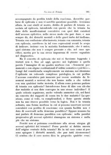 Note e riviste di psichiatria Manicomio provinciale di Pesaro