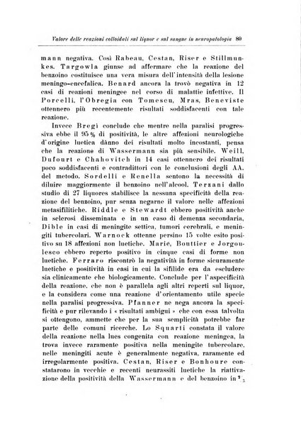 Note e riviste di psichiatria Manicomio provinciale di Pesaro