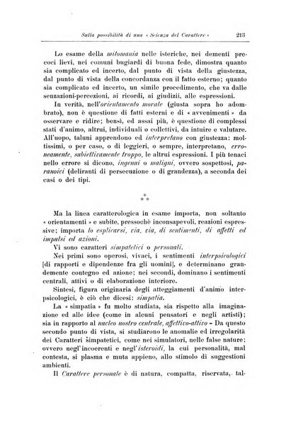 Note e riviste di psichiatria Manicomio provinciale di Pesaro