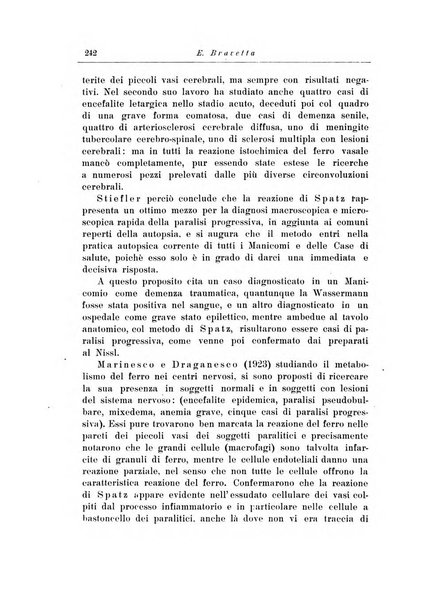 Note e riviste di psichiatria Manicomio provinciale di Pesaro