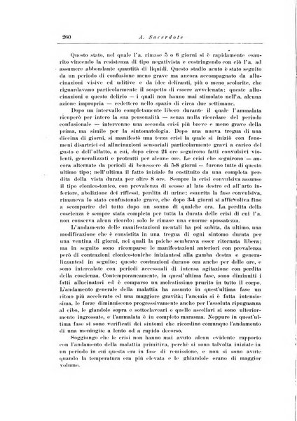 Note e riviste di psichiatria Manicomio provinciale di Pesaro