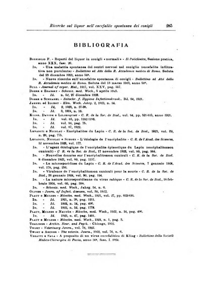 Note e riviste di psichiatria Manicomio provinciale di Pesaro