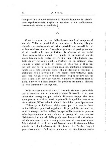 Note e riviste di psichiatria Manicomio provinciale di Pesaro