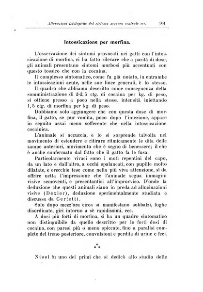 Note e riviste di psichiatria Manicomio provinciale di Pesaro