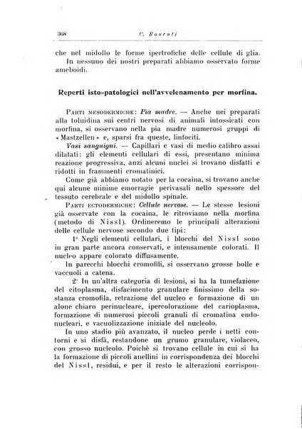 Note e riviste di psichiatria Manicomio provinciale di Pesaro