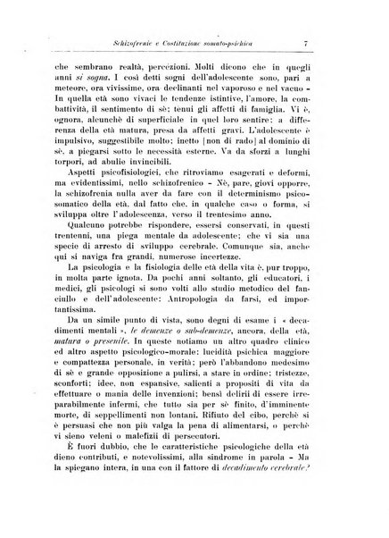 Note e riviste di psichiatria Manicomio provinciale di Pesaro