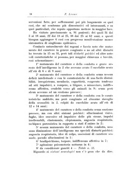 Note e riviste di psichiatria Manicomio provinciale di Pesaro