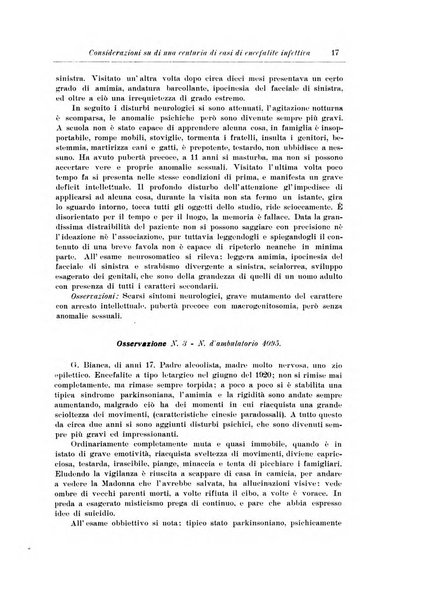 Note e riviste di psichiatria Manicomio provinciale di Pesaro