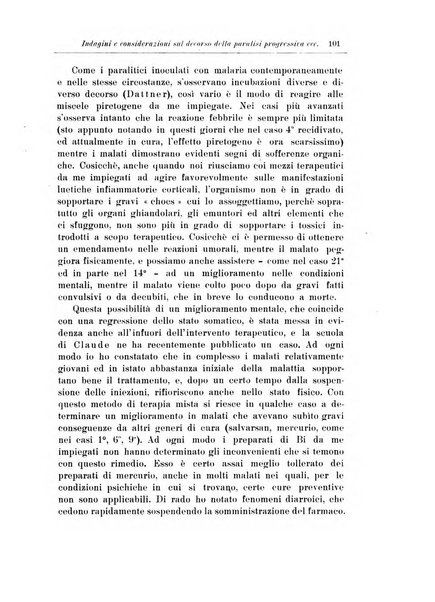 Note e riviste di psichiatria Manicomio provinciale di Pesaro