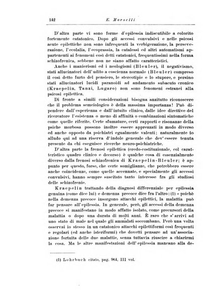 Note e riviste di psichiatria Manicomio provinciale di Pesaro