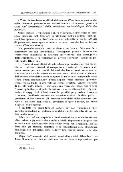 Note e riviste di psichiatria Manicomio provinciale di Pesaro