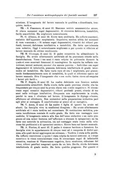 Note e riviste di psichiatria Manicomio provinciale di Pesaro