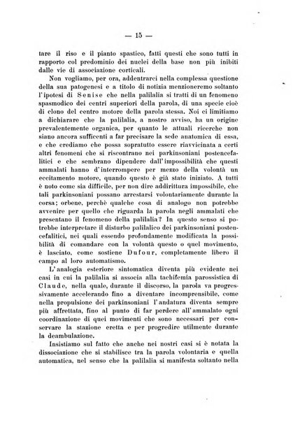 Note e riviste di psichiatria Manicomio provinciale di Pesaro