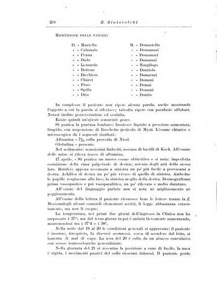 Note e riviste di psichiatria Manicomio provinciale di Pesaro