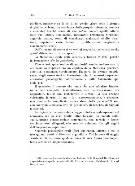 Note e riviste di psichiatria Manicomio provinciale di Pesaro