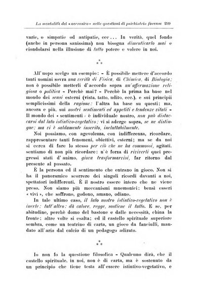 Note e riviste di psichiatria Manicomio provinciale di Pesaro