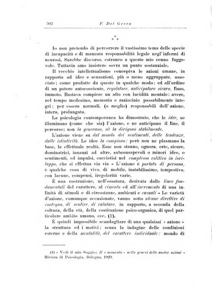 Note e riviste di psichiatria Manicomio provinciale di Pesaro