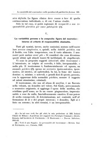 Note e riviste di psichiatria Manicomio provinciale di Pesaro