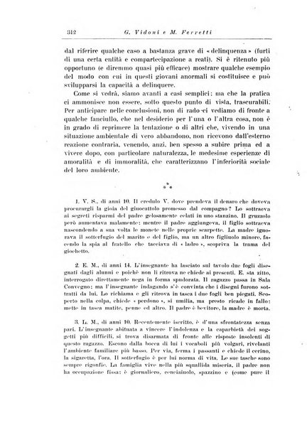 Note e riviste di psichiatria Manicomio provinciale di Pesaro