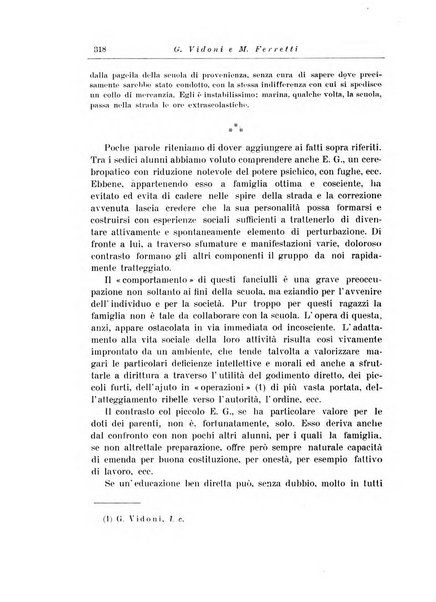 Note e riviste di psichiatria Manicomio provinciale di Pesaro