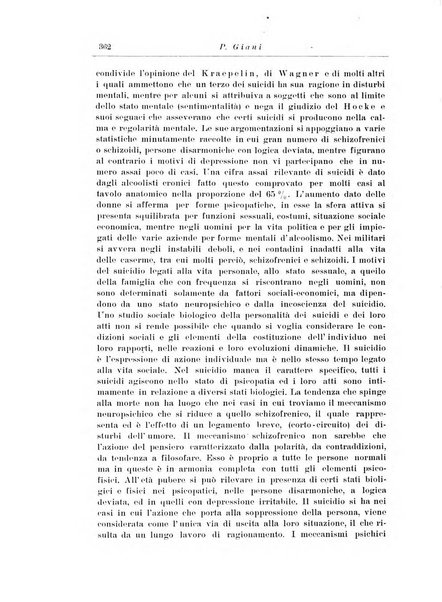 Note e riviste di psichiatria Manicomio provinciale di Pesaro