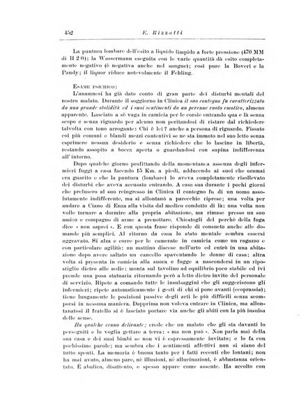 Note e riviste di psichiatria Manicomio provinciale di Pesaro