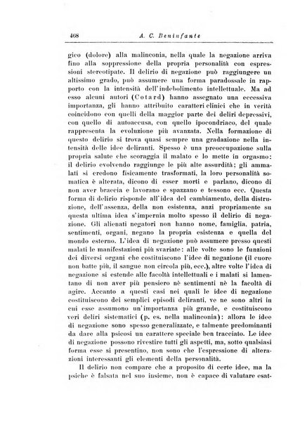 Note e riviste di psichiatria Manicomio provinciale di Pesaro