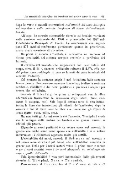 Note e riviste di psichiatria Manicomio provinciale di Pesaro