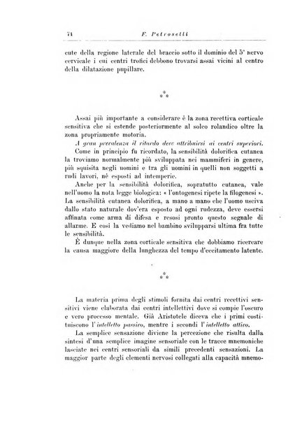 Note e riviste di psichiatria Manicomio provinciale di Pesaro