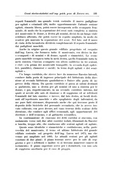 Note e riviste di psichiatria Manicomio provinciale di Pesaro