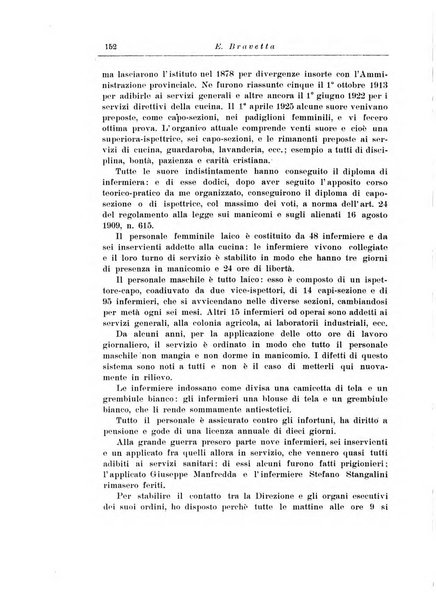 Note e riviste di psichiatria Manicomio provinciale di Pesaro