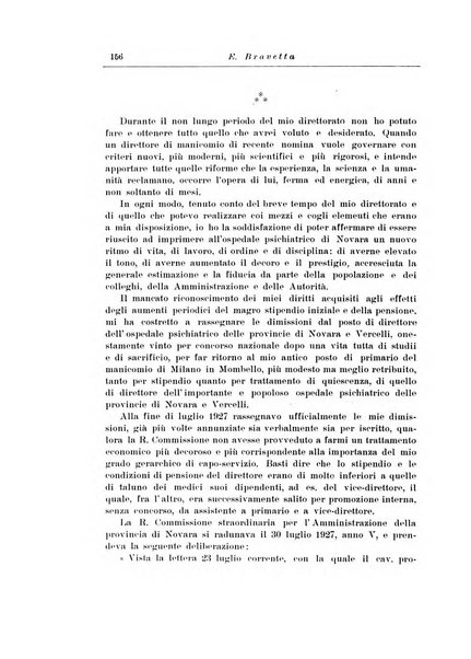 Note e riviste di psichiatria Manicomio provinciale di Pesaro