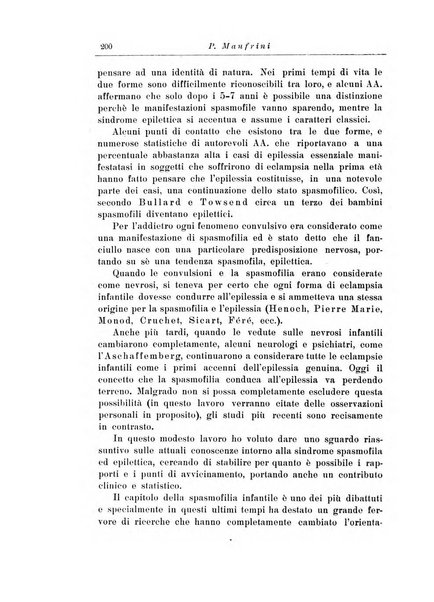 Note e riviste di psichiatria Manicomio provinciale di Pesaro