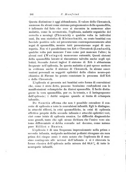 Note e riviste di psichiatria Manicomio provinciale di Pesaro