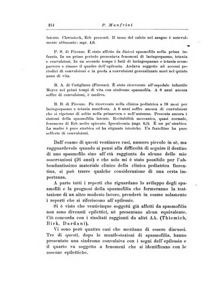 Note e riviste di psichiatria Manicomio provinciale di Pesaro