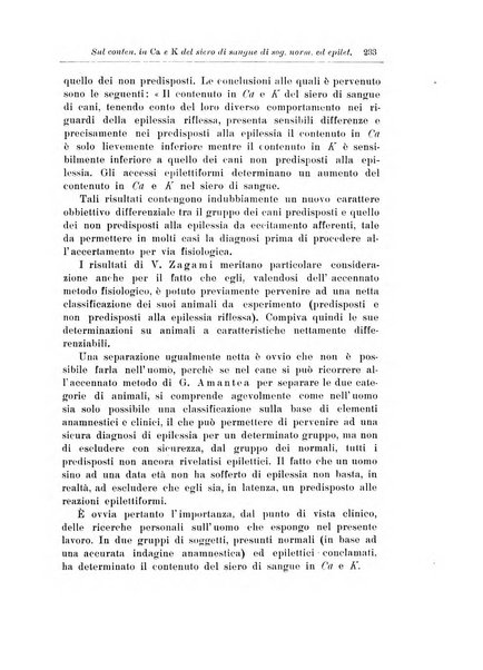 Note e riviste di psichiatria Manicomio provinciale di Pesaro