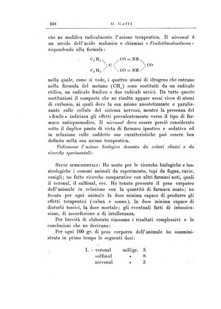 Note e riviste di psichiatria Manicomio provinciale di Pesaro