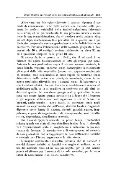 Note e riviste di psichiatria Manicomio provinciale di Pesaro