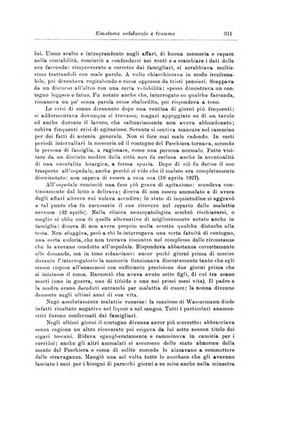 Note e riviste di psichiatria Manicomio provinciale di Pesaro