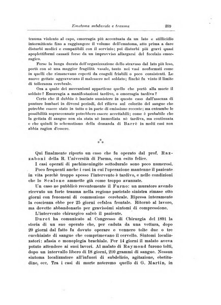 Note e riviste di psichiatria Manicomio provinciale di Pesaro