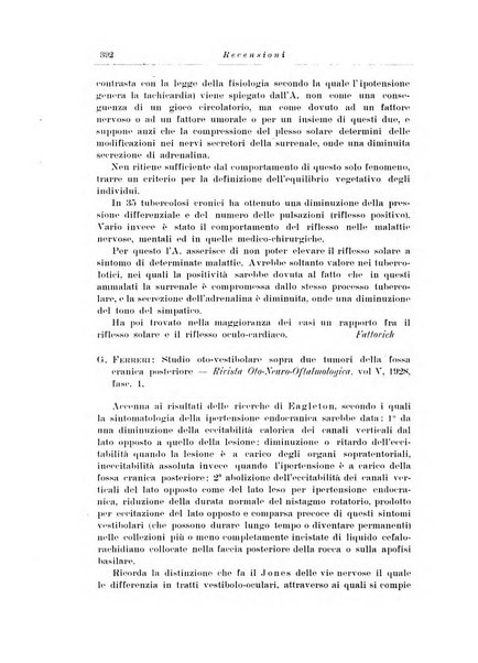 Note e riviste di psichiatria Manicomio provinciale di Pesaro