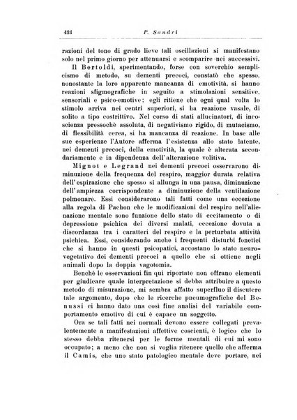 Note e riviste di psichiatria Manicomio provinciale di Pesaro