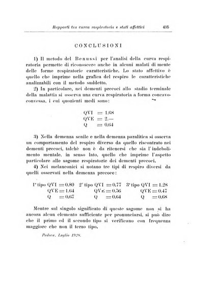 Note e riviste di psichiatria Manicomio provinciale di Pesaro