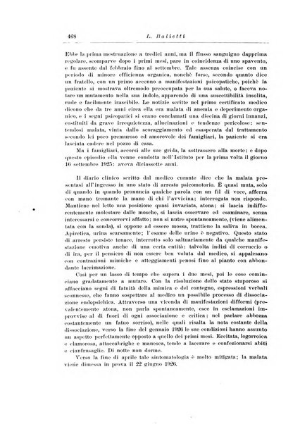 Note e riviste di psichiatria Manicomio provinciale di Pesaro